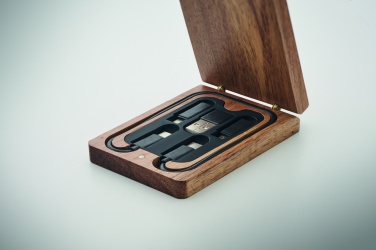 Logotrade logo dāvanas foto: Kabeļu komplekts 3 vienā